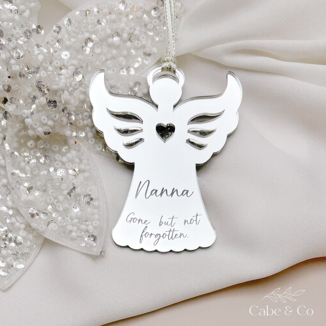 Personalised Christmas Angel - memorial ornament for loved ones