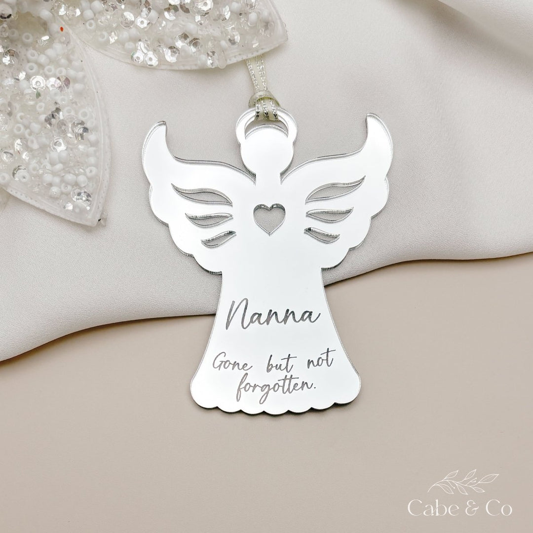 Personalised Christmas Angel - memorial ornament for loved ones