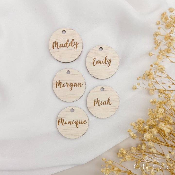 Personalised Circle Gift Tag