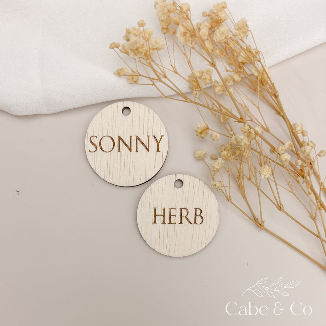 Personalised Circle Gift Tag