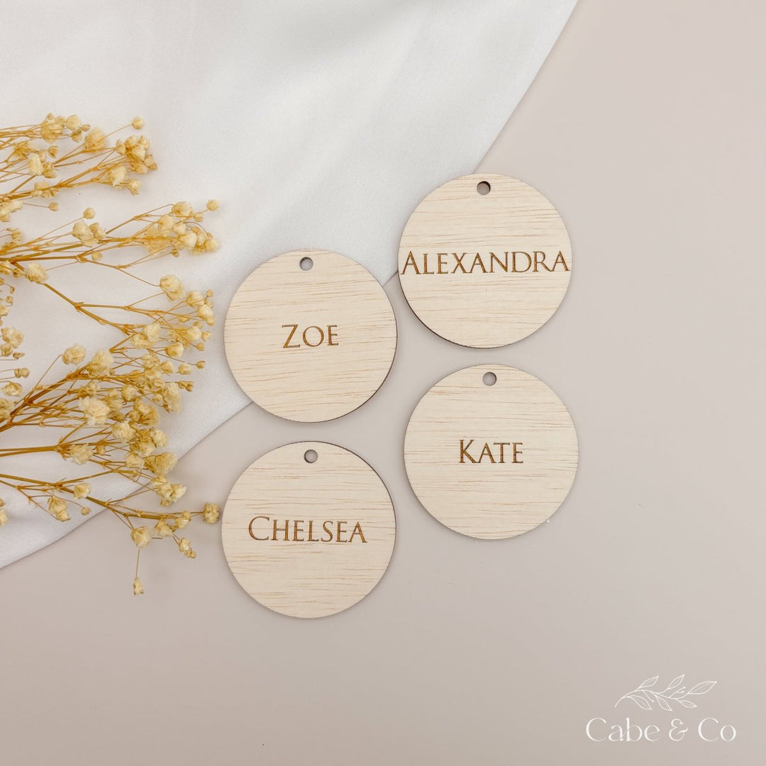 Personalised Circle Gift Tag