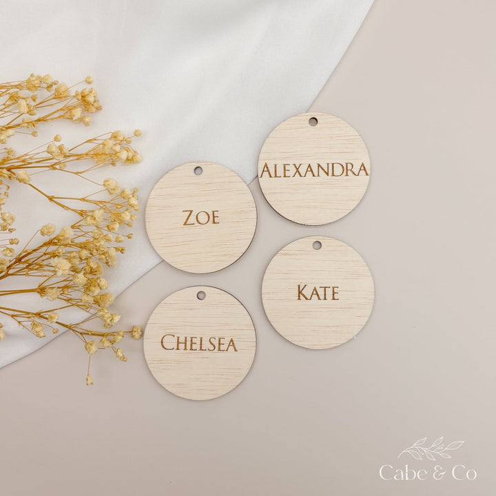 Personalised Circle Gift Tag