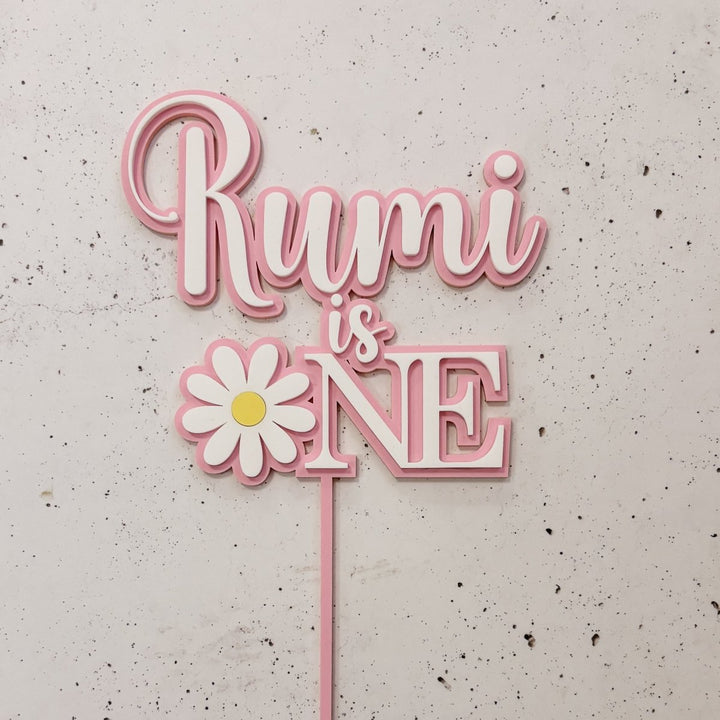 Personalised Daisy Cake Topper