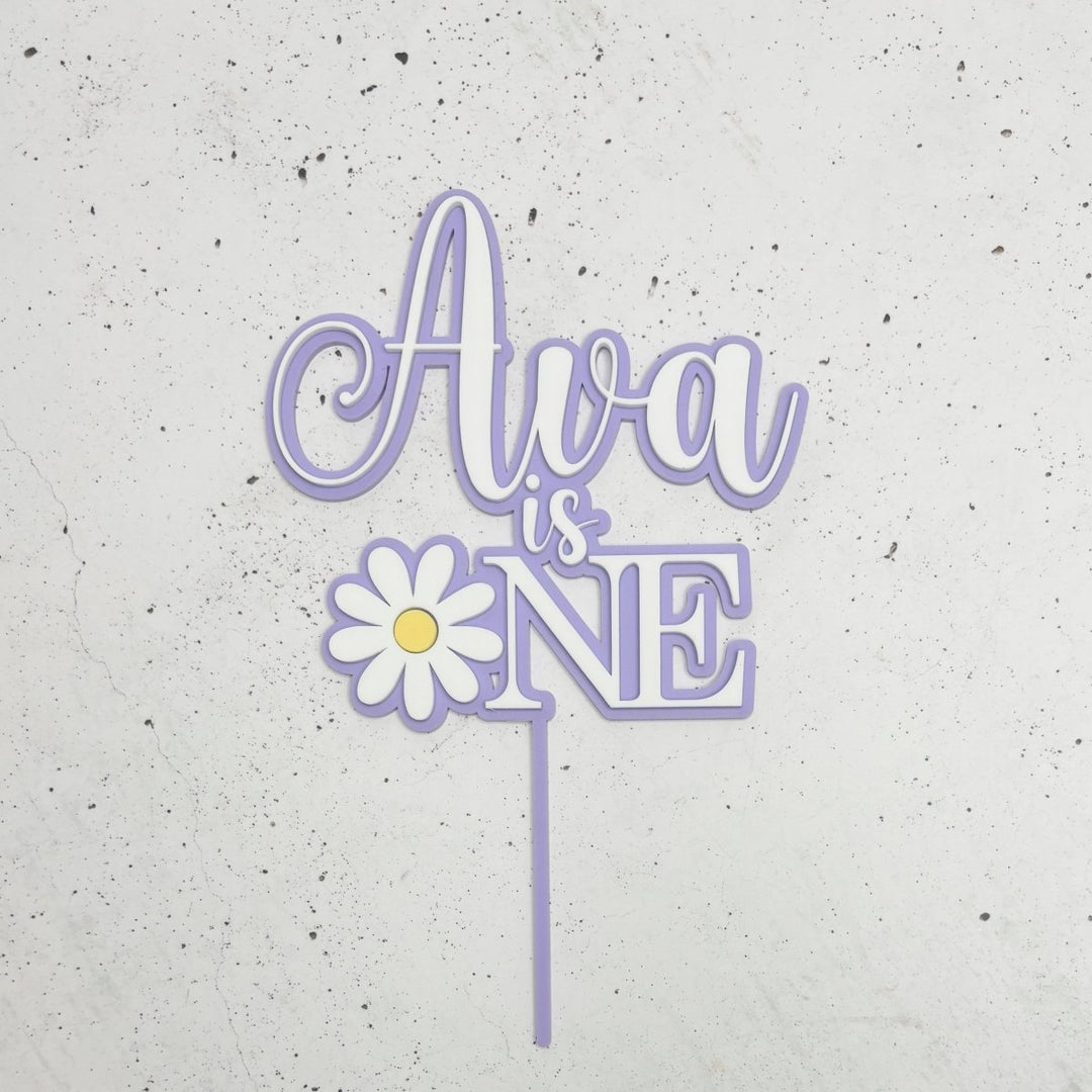 Personalised Daisy Cake Topper