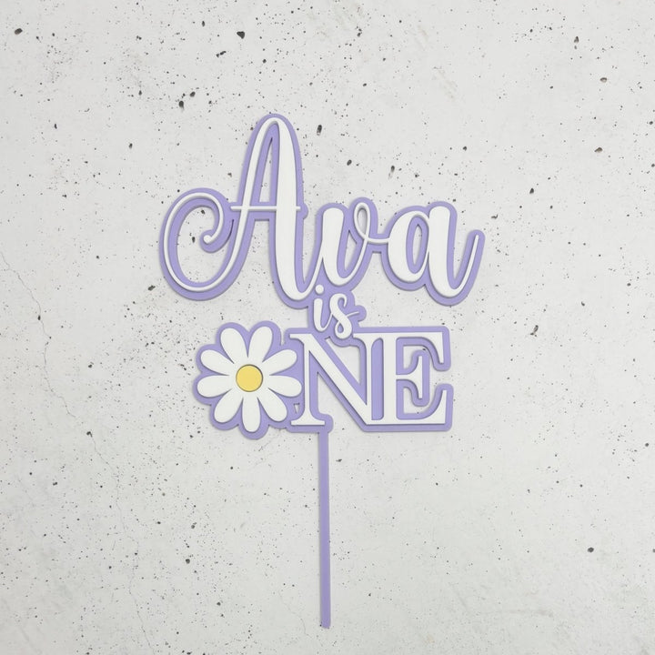 Personalised Daisy Cake Topper