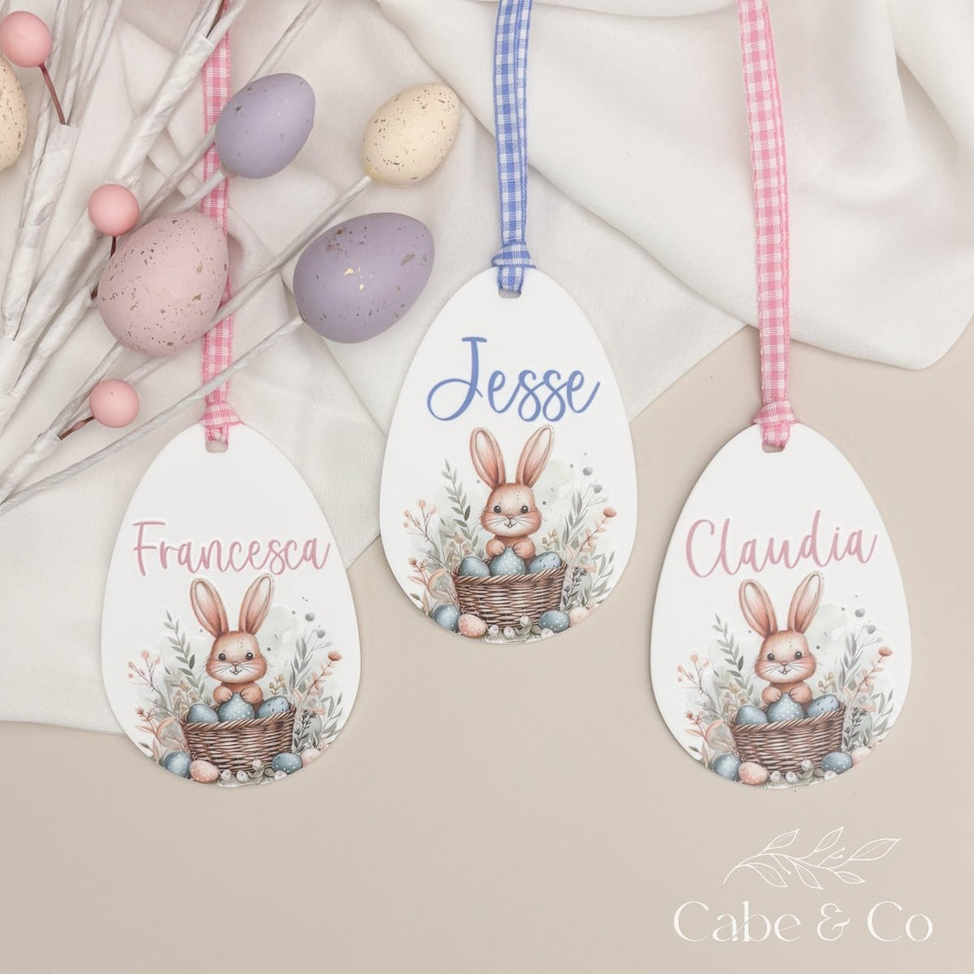 Personalised Easter Basket Tags