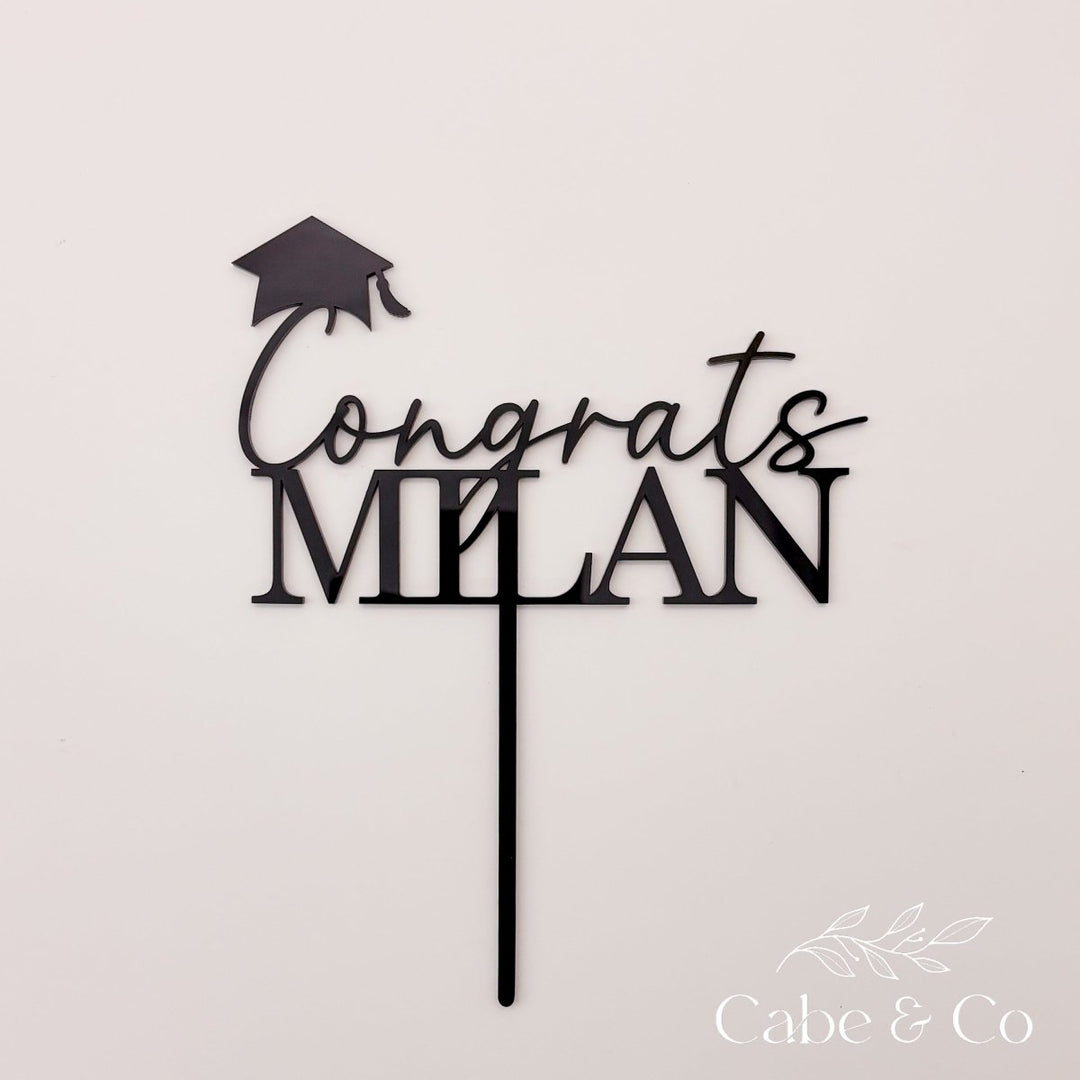 Personalised Graduation Cake Topper
