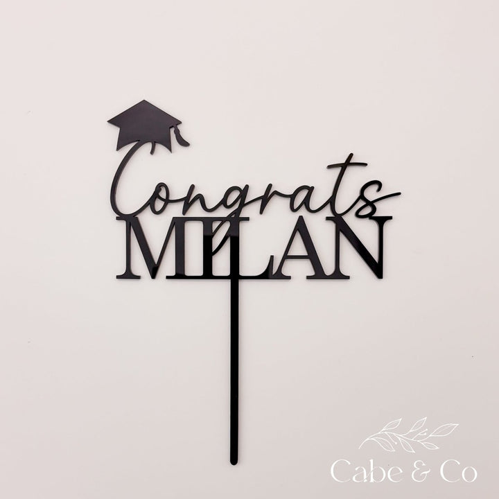 Personalised Graduation Cake Topper