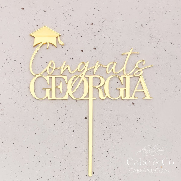 Personalised Graduation Cake Topper
