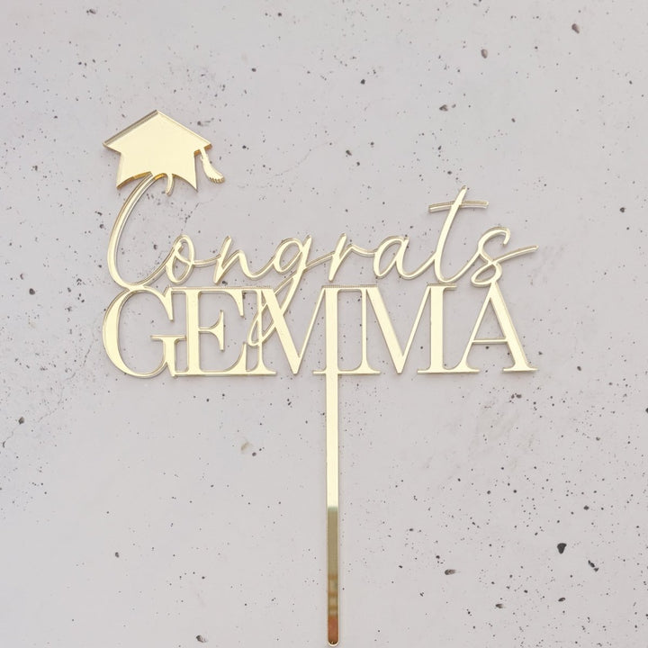 Personalised Graduation Cake Topper