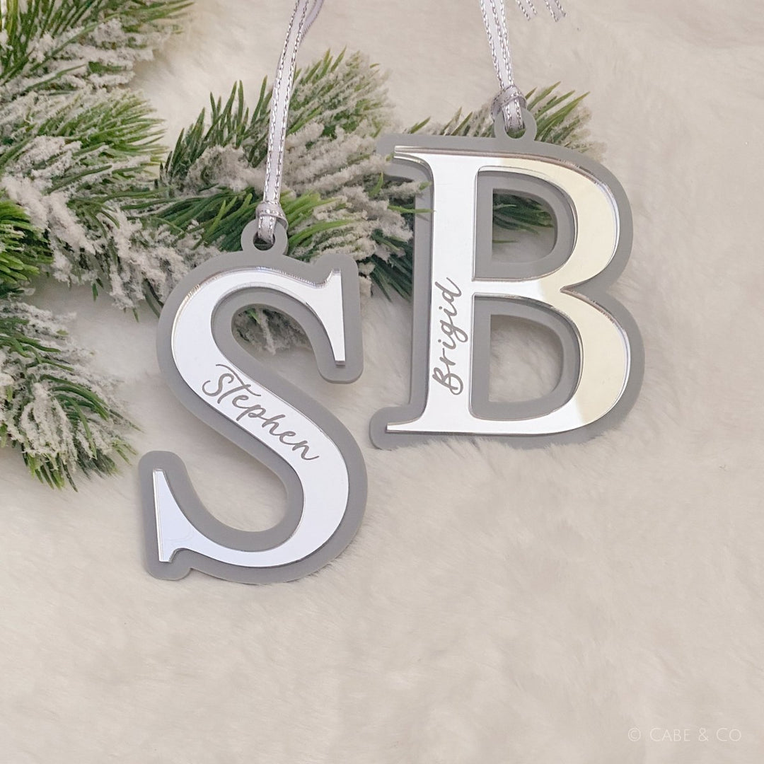 Personalised Initial Christmas Ornament