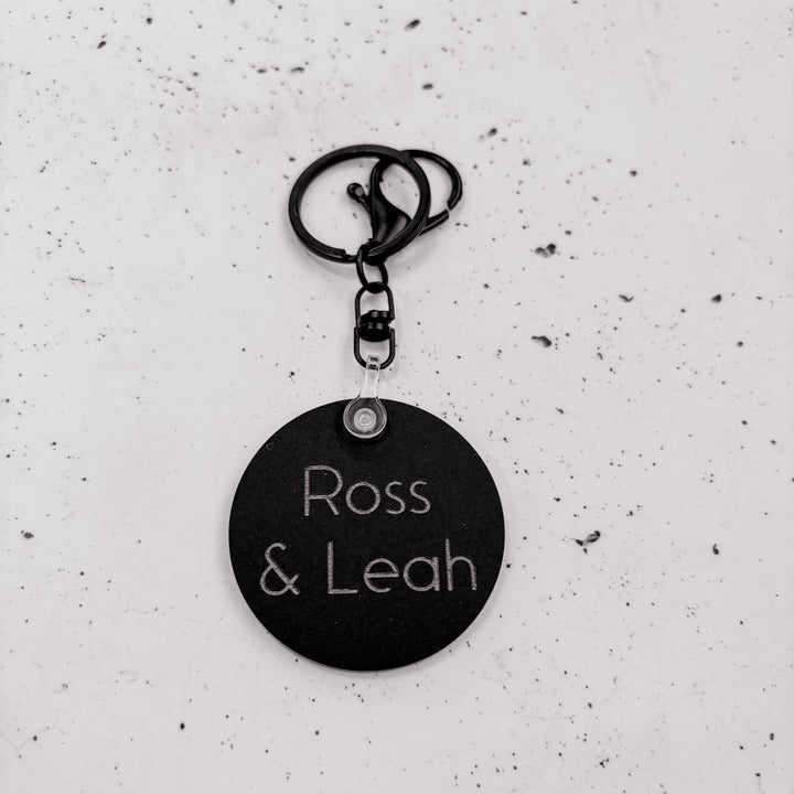 Personalised Keyring with Name Engraved