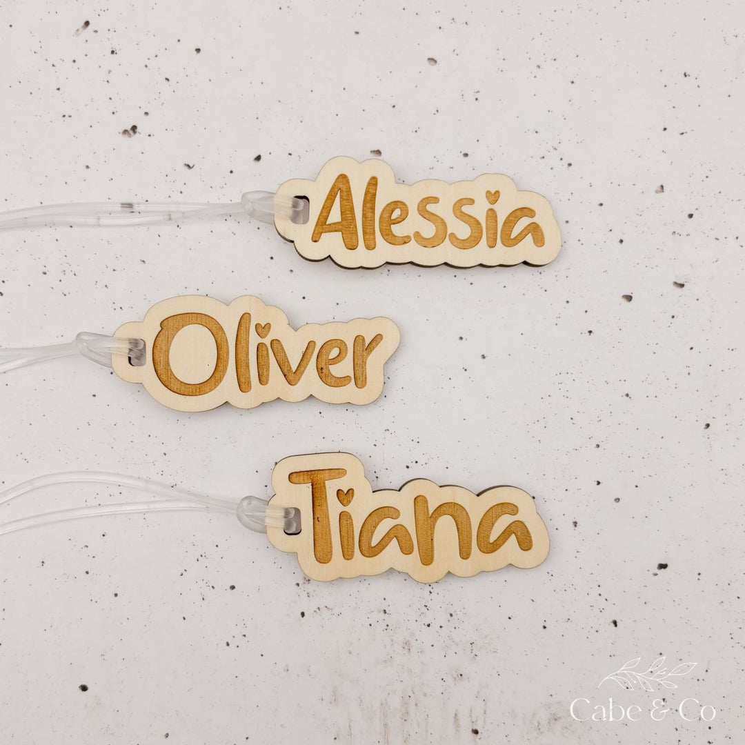 Personalised Name Bag Tag