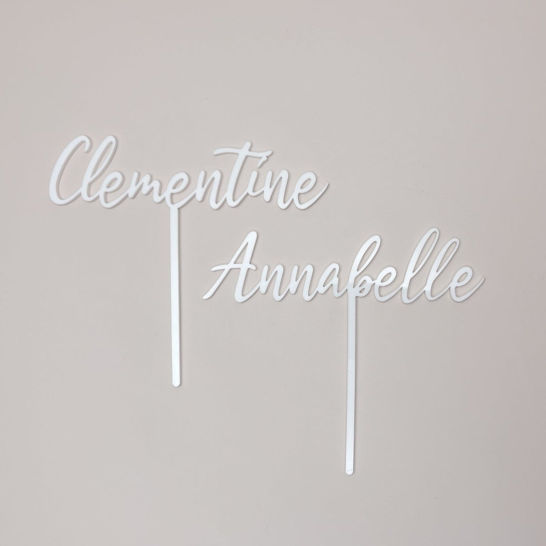 Personalised Name Cake Topper