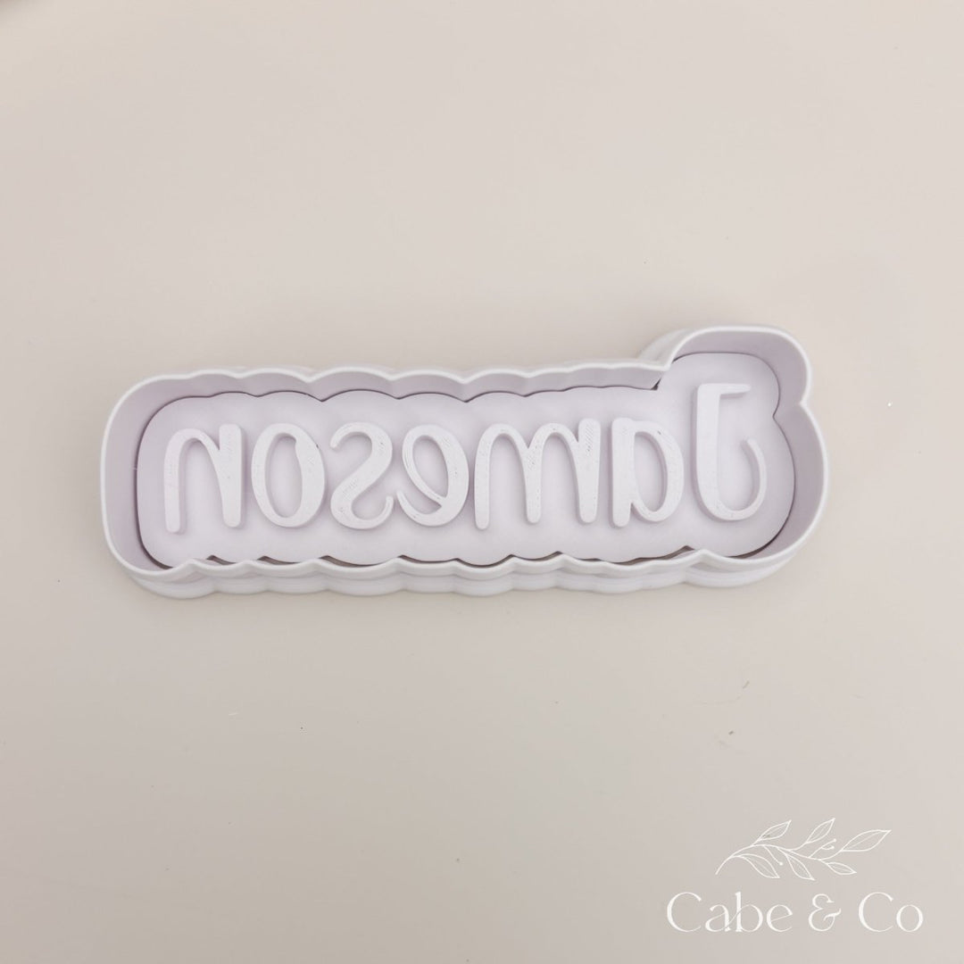 Personalised Name Imprint Stamp and Cutter
