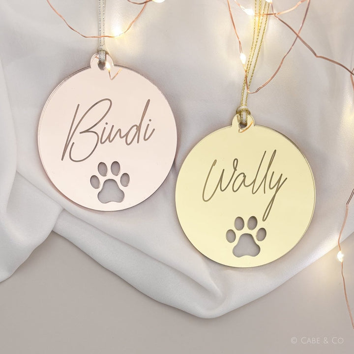 Personalised Pet Christmas Bauble
