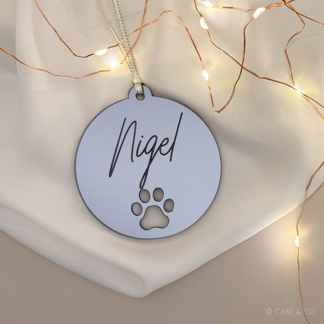 Personalised Pet Christmas Bauble
