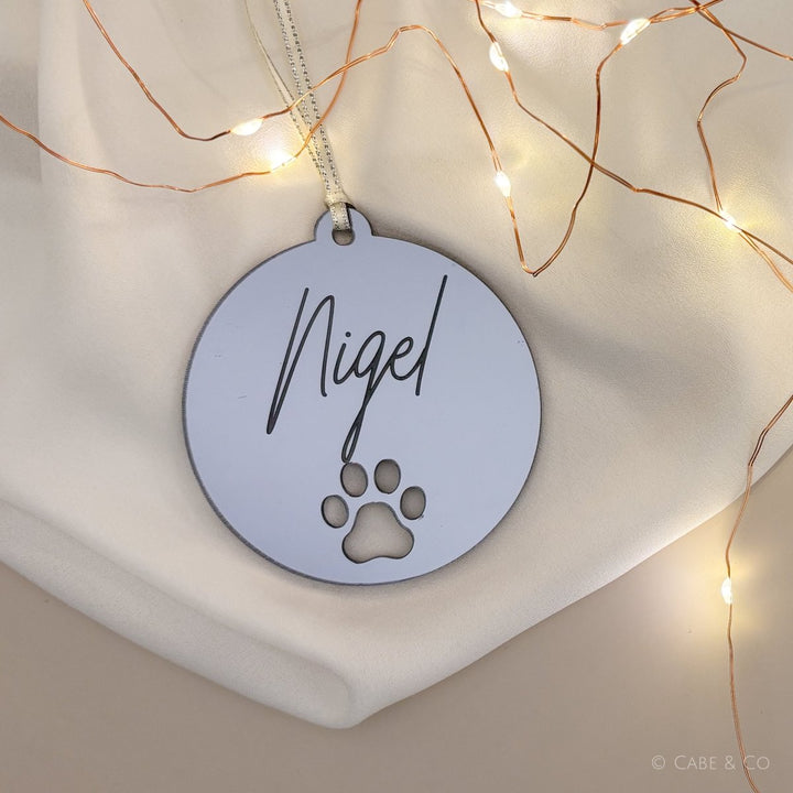 Personalised Pet Christmas Bauble