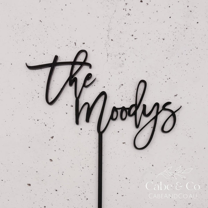 Personalised Wedding Cake Topper