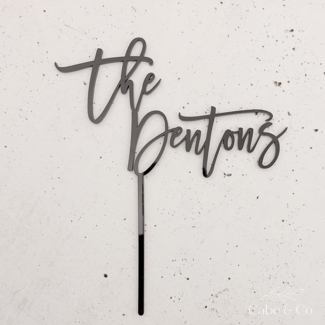 Personalised Wedding Cake Topper