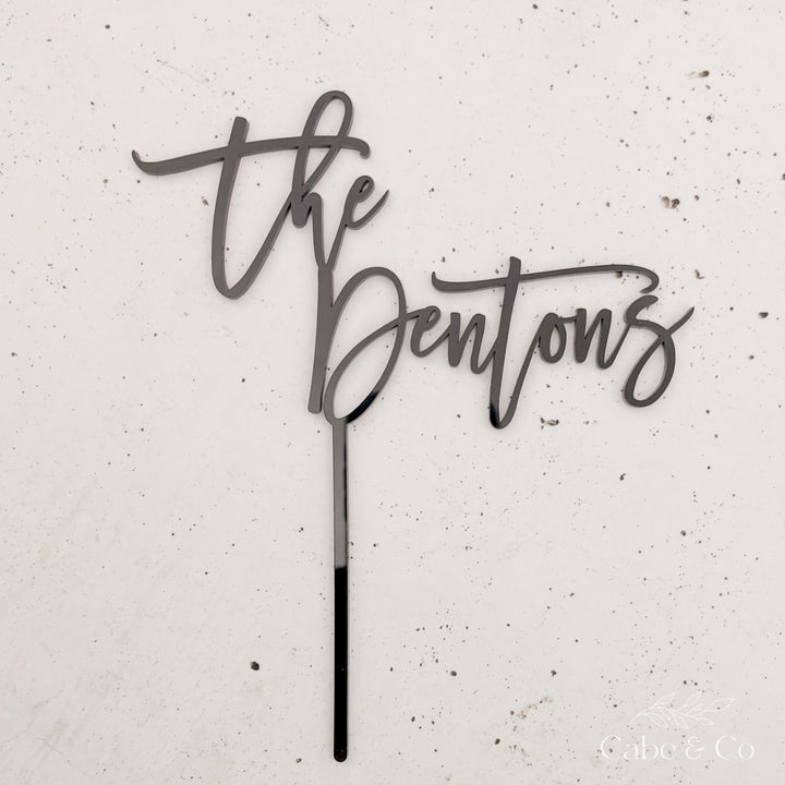 Personalised Wedding Cake Topper