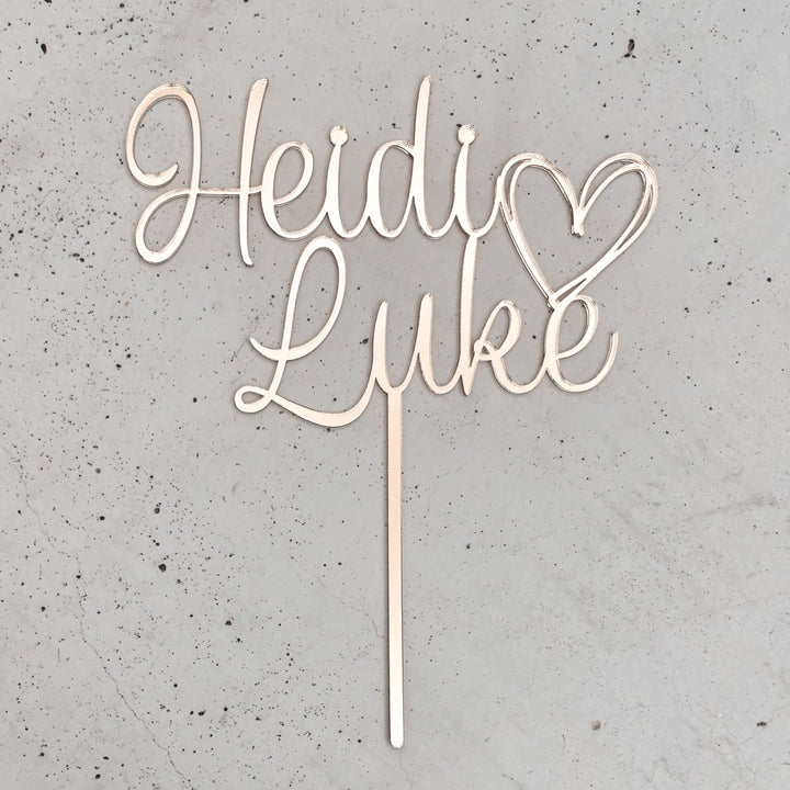 Personalised Wedding Cake Topper