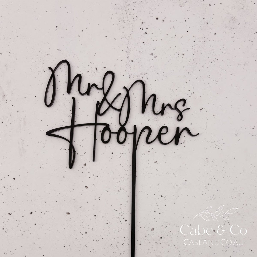 Personalised Wedding Cake Topper