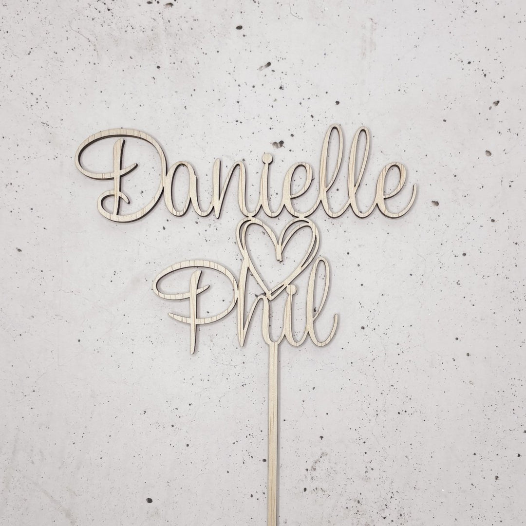 Personalised Wedding Cake Topper