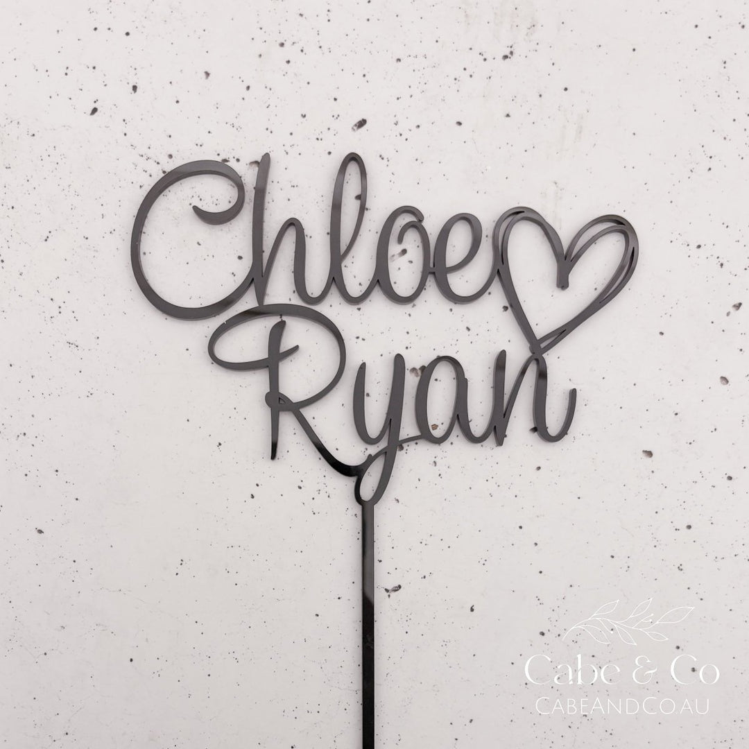 Personalised Wedding Cake Topper