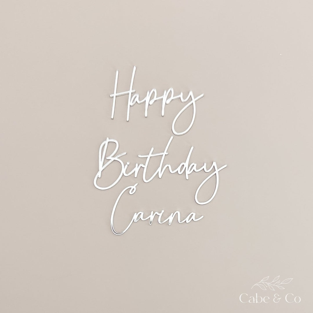 Personalised Wording Cake Charm
