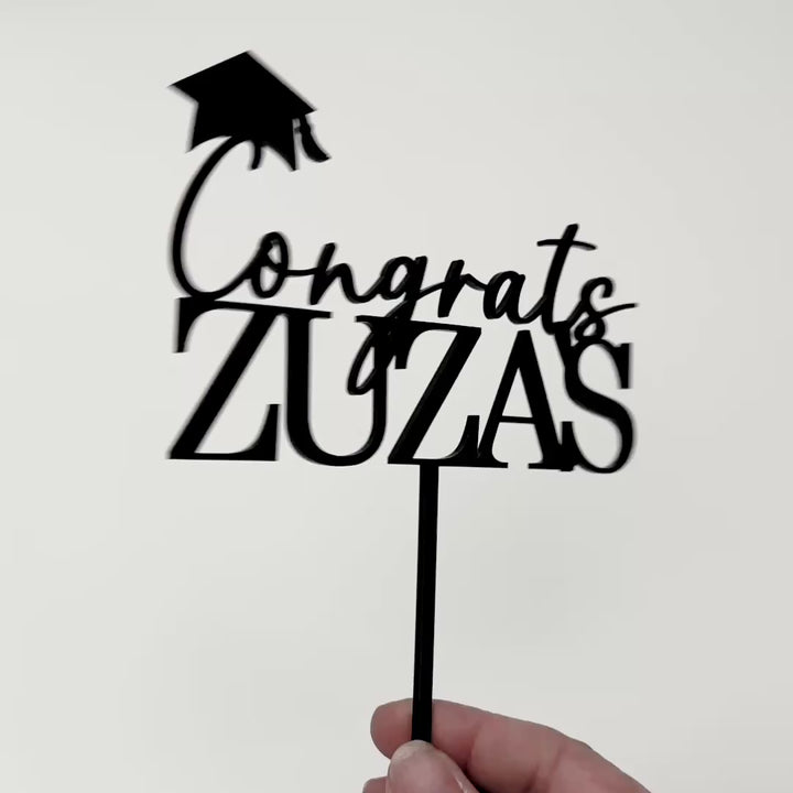 Personalised Graduation Cake Topper