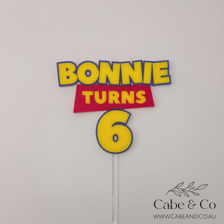 Toy Themed Cake Topper