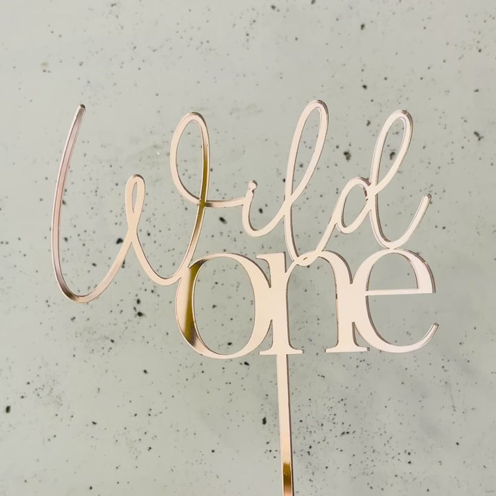 Wild One Cake Topper