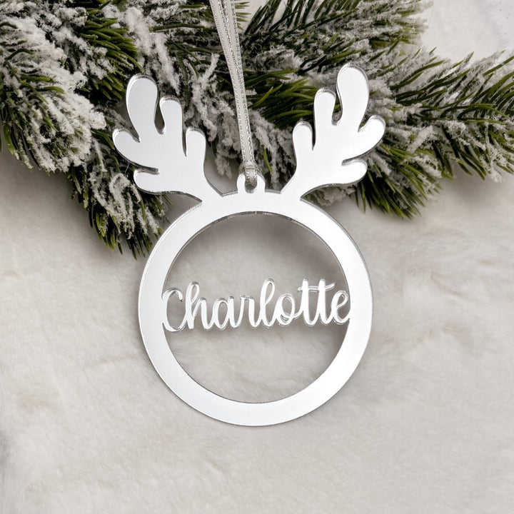 Reindeer Christmas Bauble - perfect gift for new baby or children for Xmas