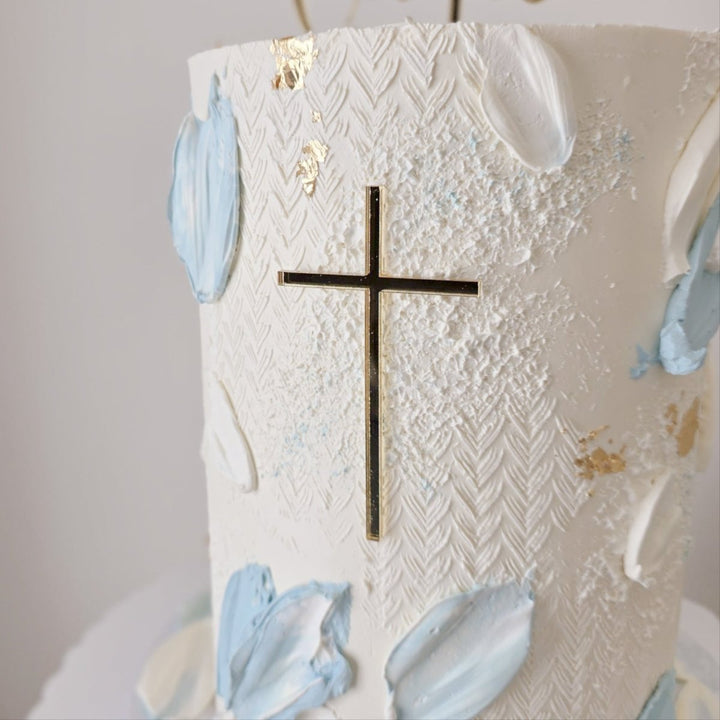 Religious Cross Cake Charm