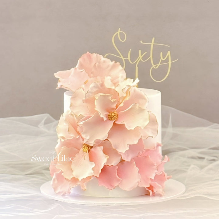Script Birthday Cake Name or Age Topper