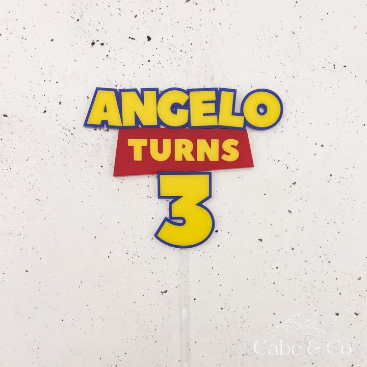 Toy Themed Cake Topper