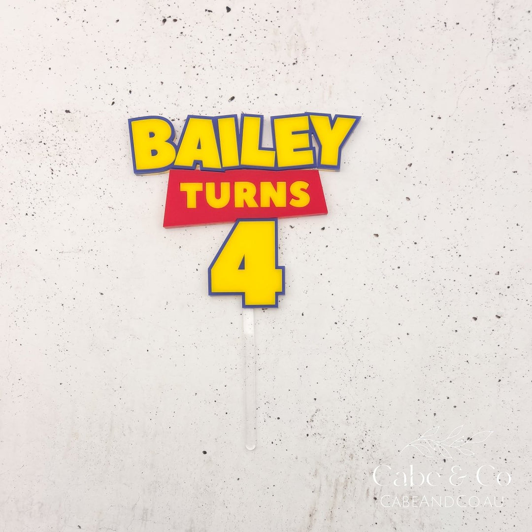 Toy Themed Cake Topper
