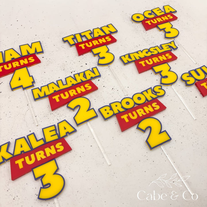 Toy Themed Cake Topper