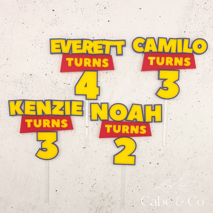 Toy Themed Cake Topper