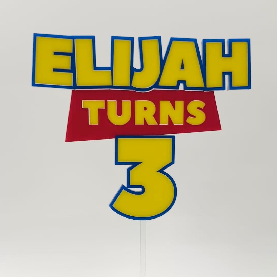 Toy Themed Cake Topper