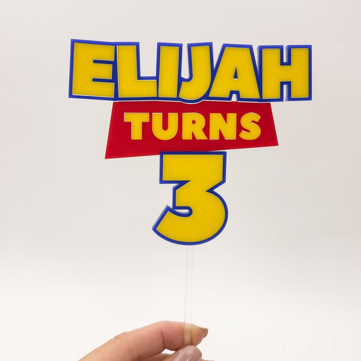 Toy Themed Cake Topper