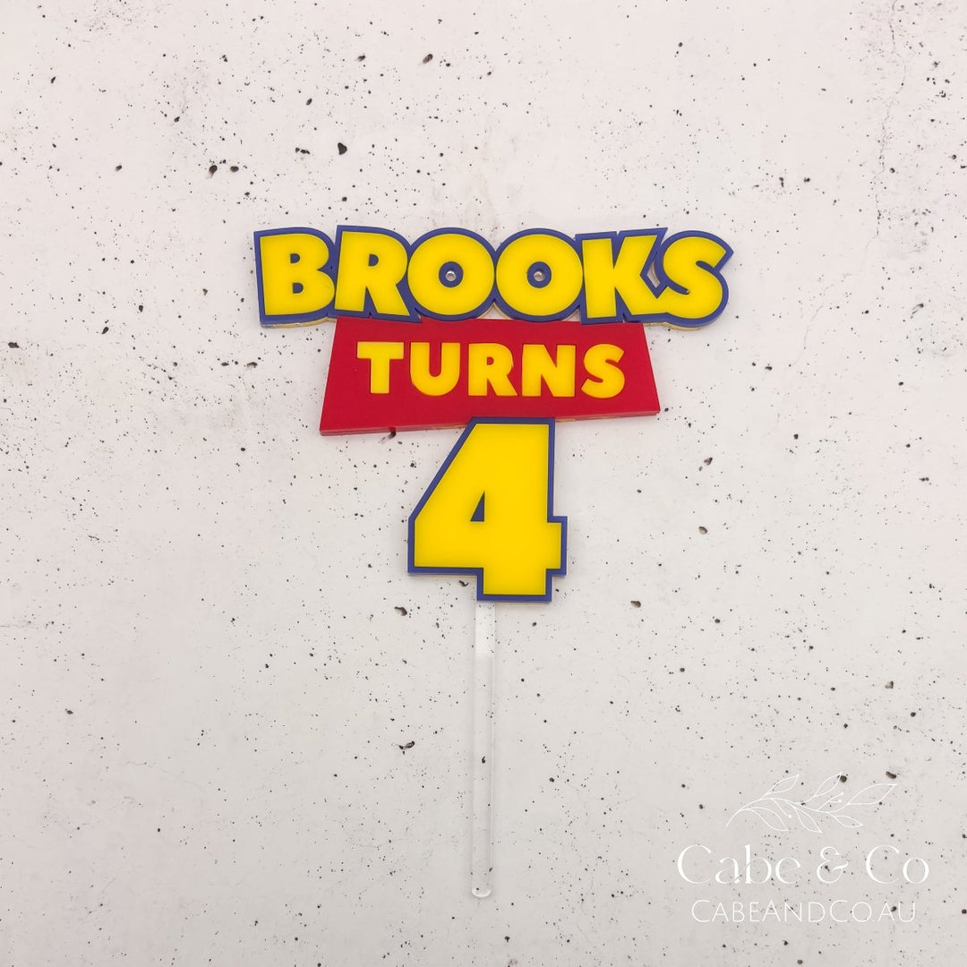 Toy Themed Cake Topper