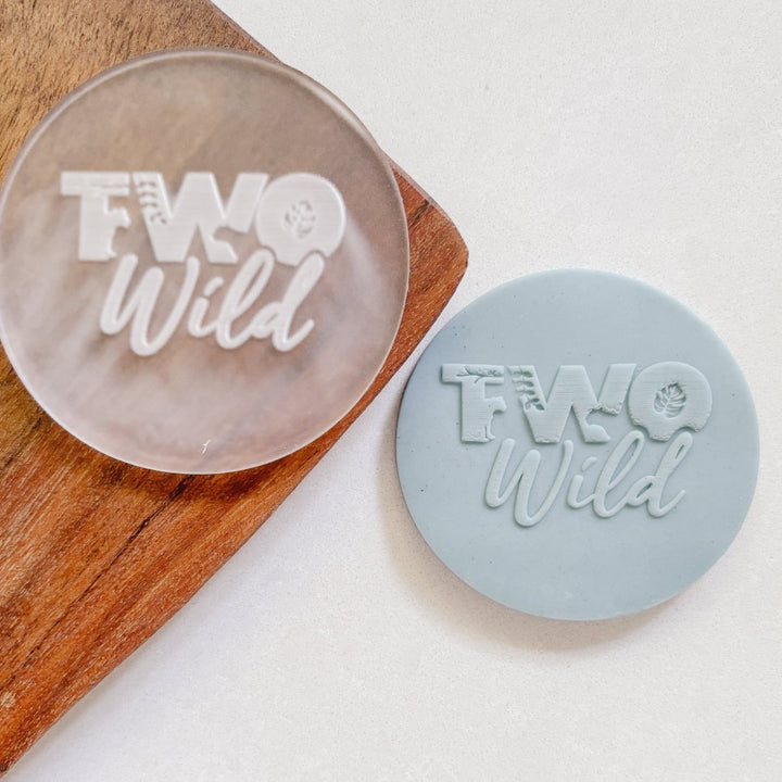 Two Wild Acrylic Debosser Stamp