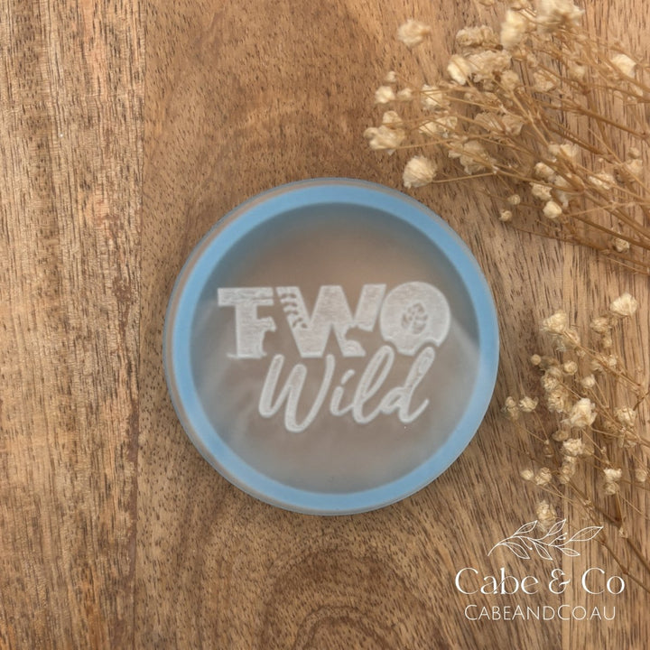 Two Wild Acrylic Debosser Stamp