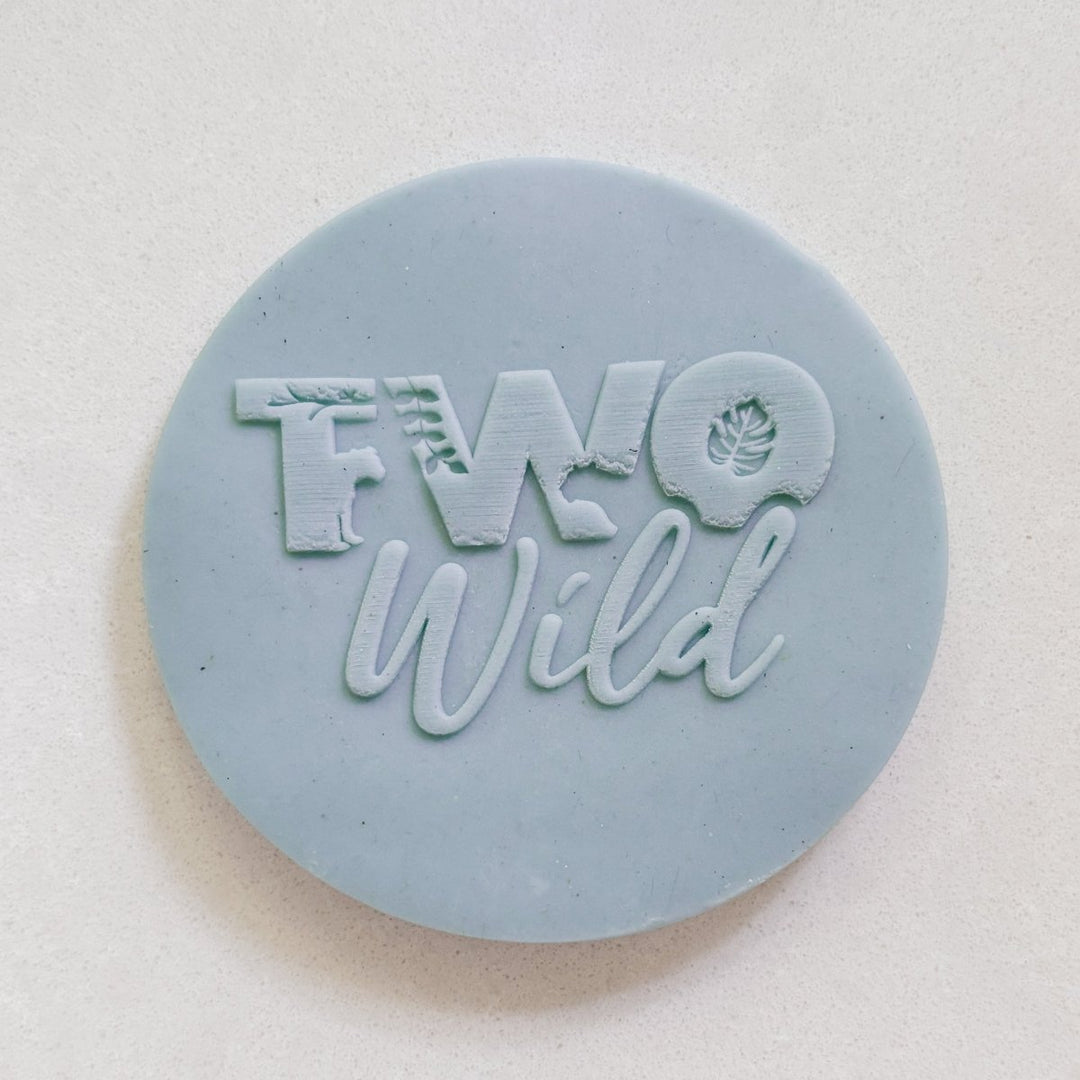 Two Wild Acrylic Debosser Stamp