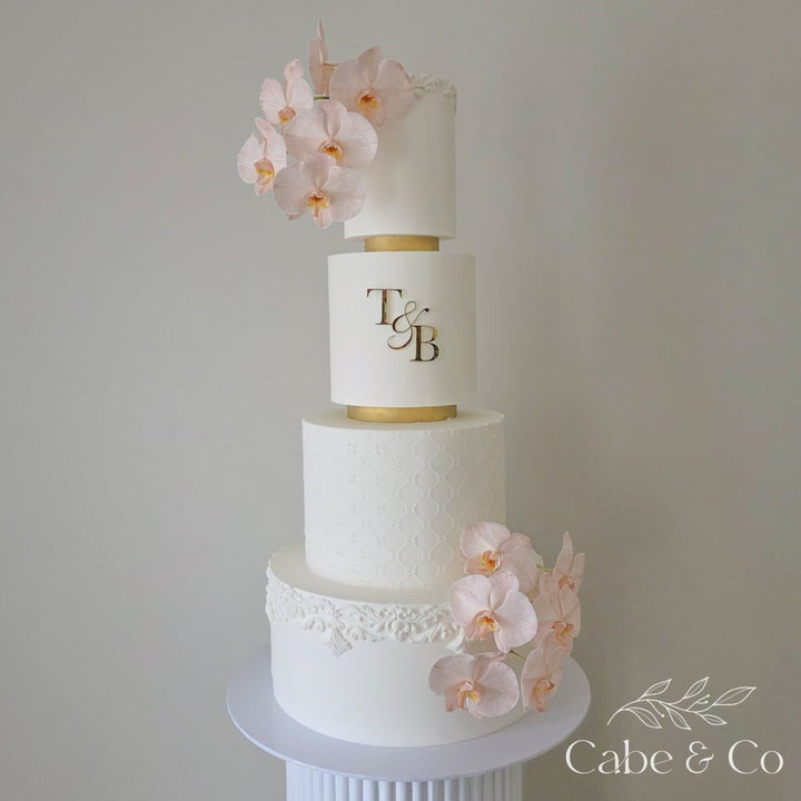 Wedding Cake Serif Initials