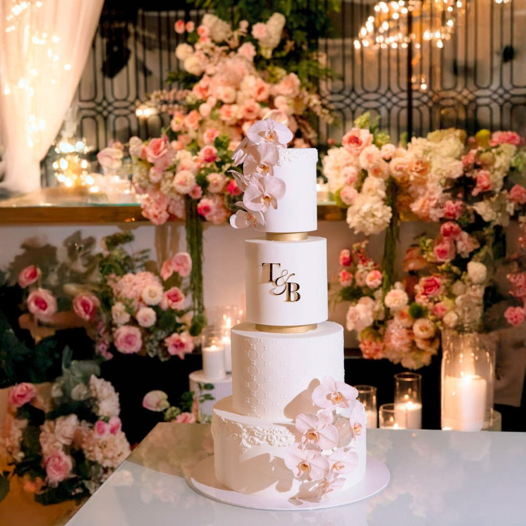 Wedding Cake Serif Initials