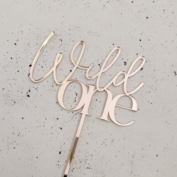 Wild One Cake Topper