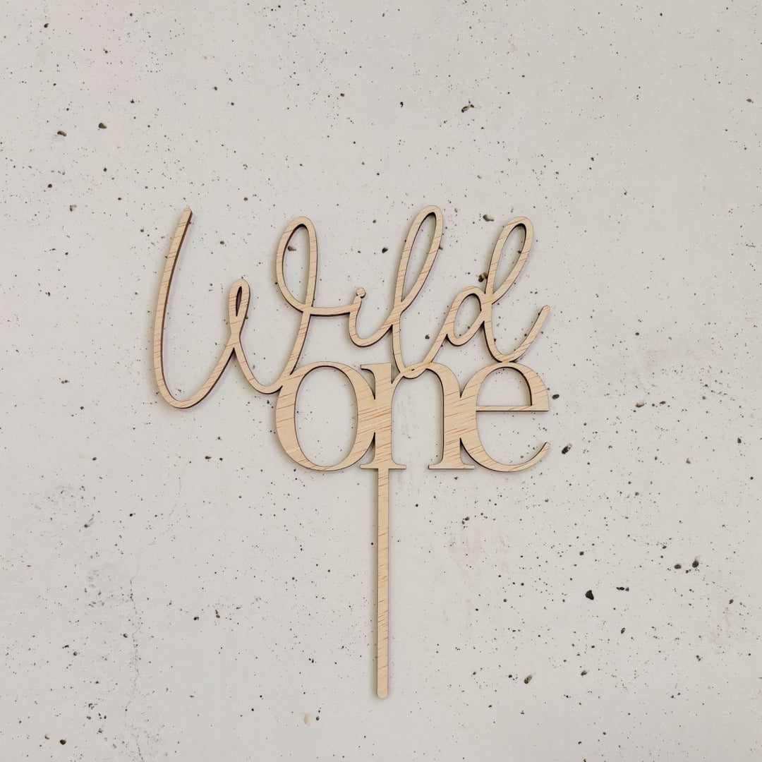 Wild One Cake Topper